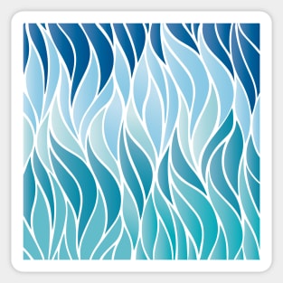 Mosaic Waves Sticker